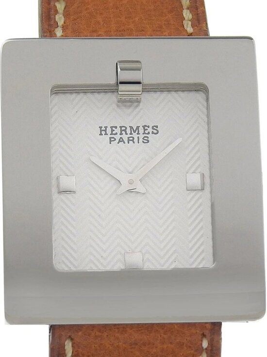 HERMES Belt watch Watches BE1.210 WhiteDial Stainless Steel Quartz Analog ... main image 14